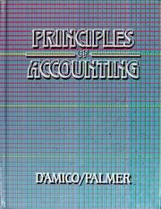 Stock image for Principles of Accounting for sale by Textbook Pro