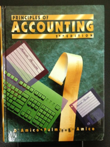 Imagen de archivo de Principles of Accounting a la venta por Textbook Pro