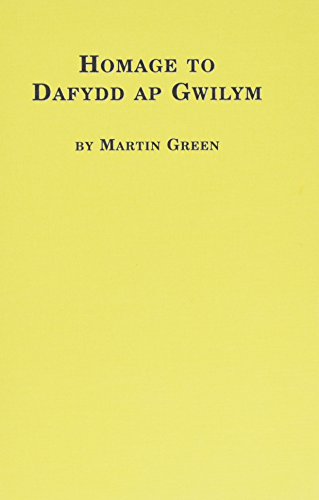 9780773493186: Homage to Dafydd ap Gwilym: v. 9 (Welsh Studies S.)