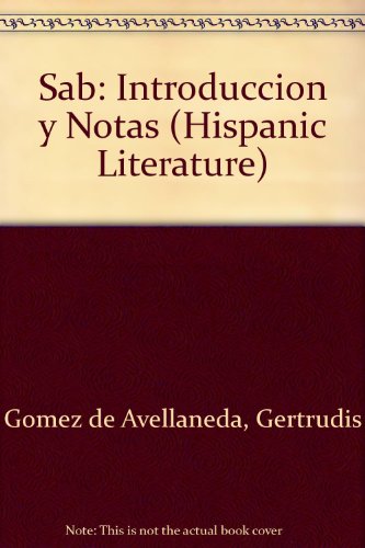 Stock image for Sab (Hispanic Literature) (Spanish and English Edition) for sale by HPB-Red