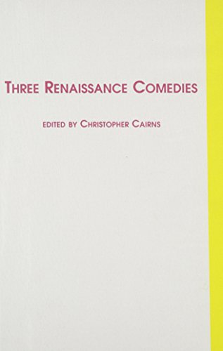 Stock image for Three Renaissance Comedies: 1 (Studies in Italian theatre / Comm.dell'Arte) for sale by Goldstone Books