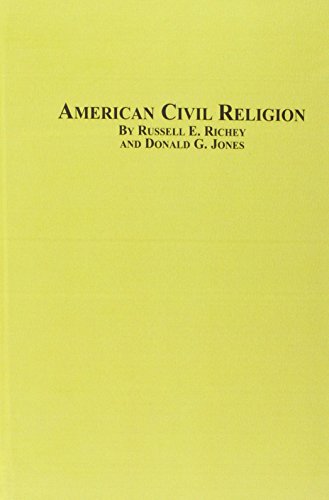 Beispielbild fr American Civil Religion zum Verkauf von Windows Booksellers