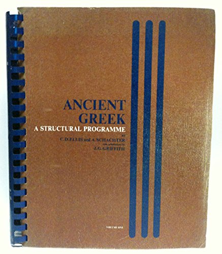 9780773501966: Ancient Greek: A structural programme