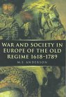 Beispielbild fr War and Society in Europe of the Old Regime 1618-1789 (Volume 2) (War and European Society Series) zum Verkauf von Wonder Book