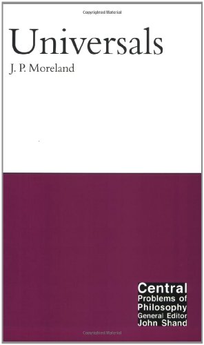 Beispielbild fr Universals (Volume 2) (Central Problems of Philosophy) zum Verkauf von Books From California