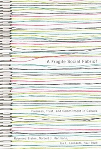 Imagen de archivo de Fragile Social Fabric: Fairness, Trust, and Commitment in Canada a la venta por bmyguest books