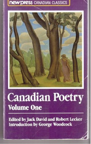 Imagen de archivo de Canadian Poetry a la venta por Better World Books