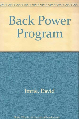 Beispielbild fr Back Power Program zum Verkauf von ThriftBooks-Dallas