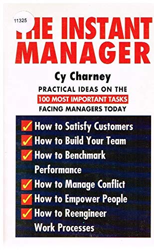 The Instant Manager (9780773755963) by Cy Charney