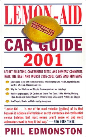 9780773761483: Lemon Aid Car Guide 2001 Edition (Lemon Aid Used Cars)