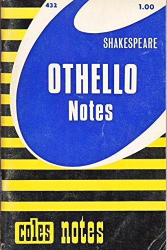 Stock image for Orthello (Coles Notes) for sale by GF Books, Inc.