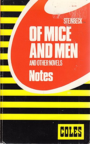 9780774033367: Of Mice and Men [Paperback] by Notes, Coles; Steinbeck, John