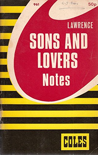 Imagen de archivo de Sons and Lovers: Cole's Notes a la venta por ! Turtle Creek Books  !