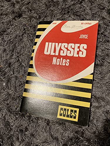 Imagen de archivo de Ulysses (Coles Notes) a la venta por ThriftBooks-Dallas