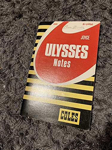 Stock image for Ulysses (Coles Notes) for sale by ThriftBooks-Dallas