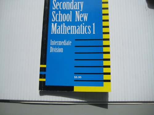 Stock image for Secondary School New Mathematics 1 Intermediate Division (Coles Notes) for sale by SecondSale