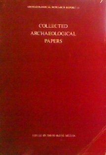 Stock image for Collected Archaeological Papers (Publisher series: Archaeological Research Report.) for sale by Burton Lysecki Books, ABAC/ILAB