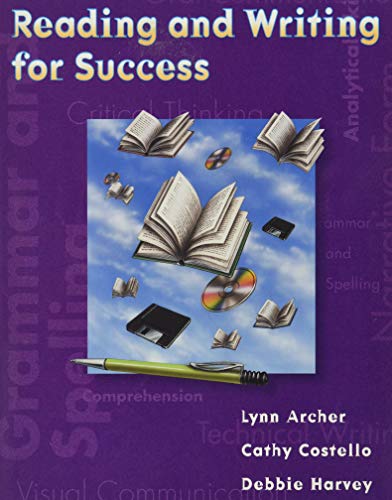 Stock image for Reading and Writing for Success for sale by Better World Books