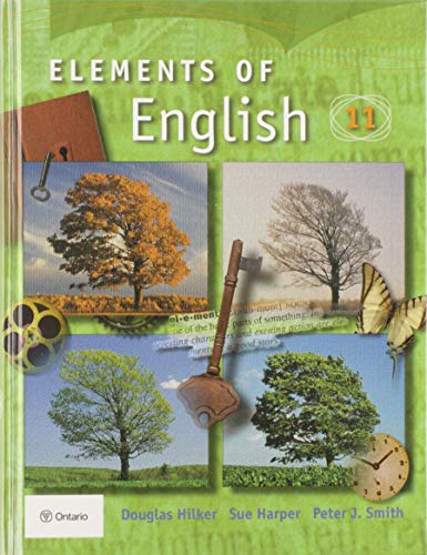 Beispielbild fr Elements of English 11 zum Verkauf von Textbook Pro