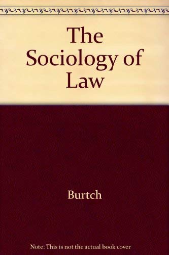 Stock image for The Sociology of Law for sale by Greadabook Store