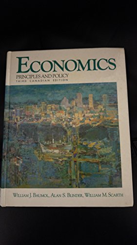 Imagen de archivo de Economics Principles and Policy a la venta por Starx Products