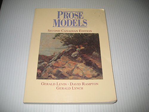 Imagen de archivo de Prose Models Second Canadian Edition a la venta por Booked Experiences Bookstore