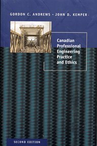 9780774735018: Canadian Professional Engineering Practice and Ethics