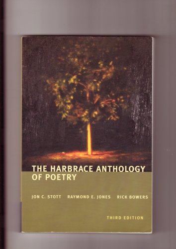 9780774737265: HARBRACE ANTHOLOGY OF POETRY 3RD ED.-- JON C STOTT ET AL