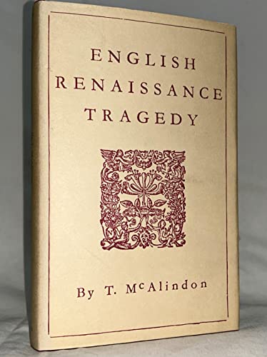 Beispielbild fr English Renaissance Tragedy. zum Verkauf von Grendel Books, ABAA/ILAB