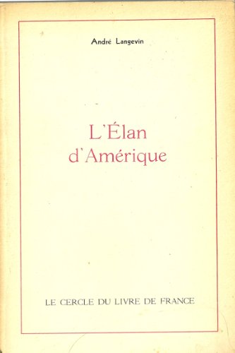 Stock image for L'lan D'Am rique : Roman for sale by Better World Books: West