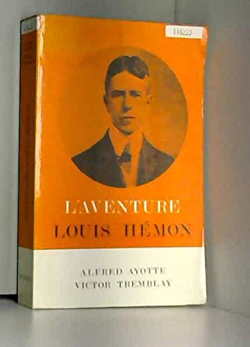 Stock image for L'aventure Louis Hmon for sale by Better World Books