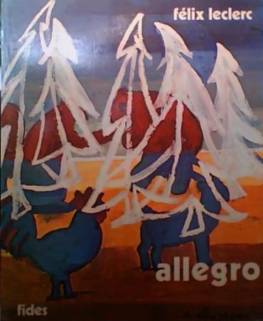 Beispielbild fr Allegro: Fables (Collection du goeland) (French Edition) zum Verkauf von austin books and more