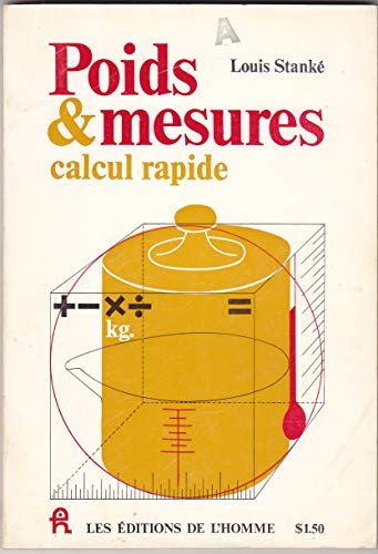 Stock image for Poids & mesures calcul rapide for sale by Librairie Le Nord
