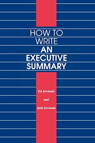 9780776602721: How to Write an Executive Summary