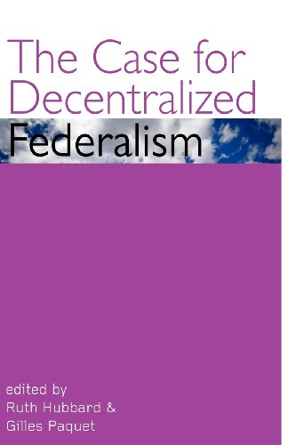 Stock image for The Case for Decentralized Federalism for sale by Better World Books