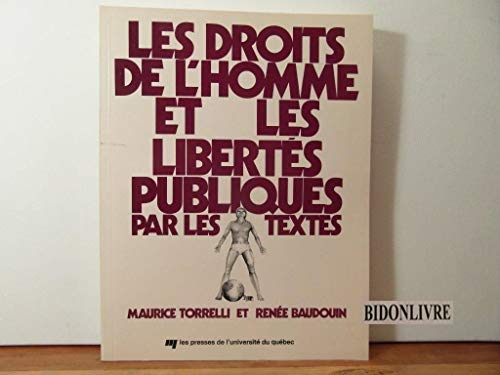 Stock image for Les droits de l'homme et les libertes publiques par les textes for sale by Zubal-Books, Since 1961