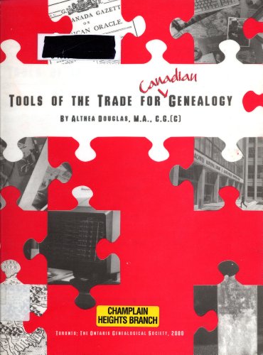 9780777902233: Tools of the trade for Canadian genealogy: A guide for family historians researching in Canada