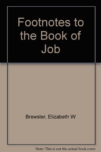 Footnotes to the Book of Job