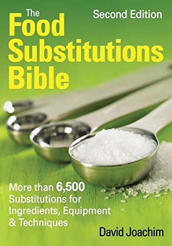 Beispielbild fr The Food Substitutions Bible: More Than 6,500 Substitutions for Ingredients, Equipment and Techniques zum Verkauf von Goodwill of Colorado