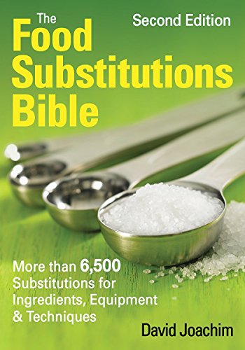 9780778802457: The Food Substitutions Bible: More Than 6,500 Substitutions for Ingredients, Equipment and Techniques