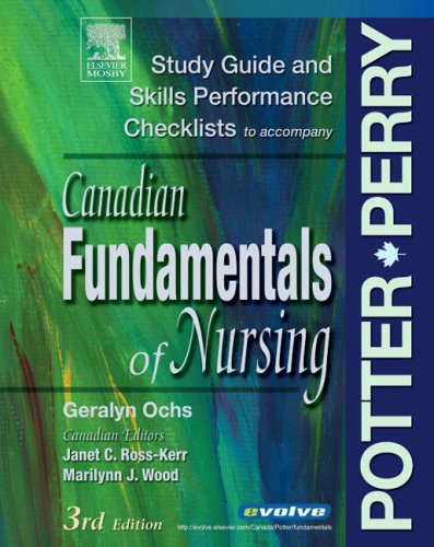 Beispielbild fr Study Guide to Accompany Canadian Fundamentals of Nursing zum Verkauf von ThriftBooks-Dallas