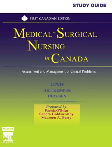 Stock image for Study Guide for Medical-Surgical Nursing in Canada for sale by Starx Products