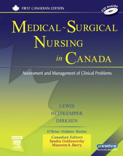 Beispielbild fr Medical-Surgical Nursing in Canada: Assessment and Management of Clinical Problems zum Verkauf von GF Books, Inc.