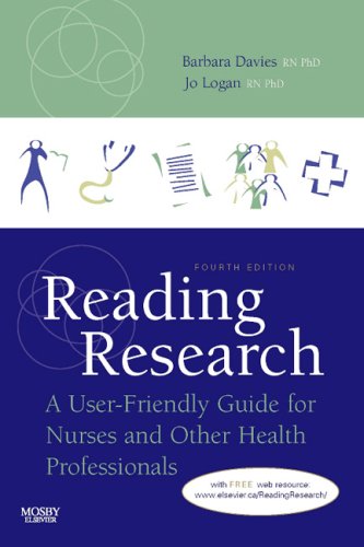 Imagen de archivo de Reading Research: A User-Friendly Guide for Nurses and Other Health Professionals a la venta por SecondSale