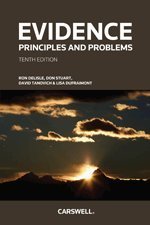 Imagen de archivo de Evidence: Principles and Problems, Tenth Edition a la venta por GF Books, Inc.