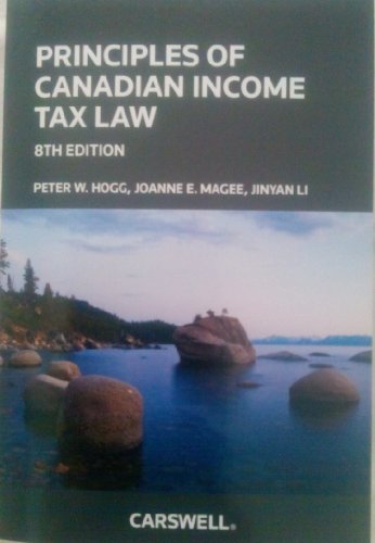 Stock image for Principles of Canadian Income Tax ACT 8th Edition for sale by ThriftBooks-Atlanta