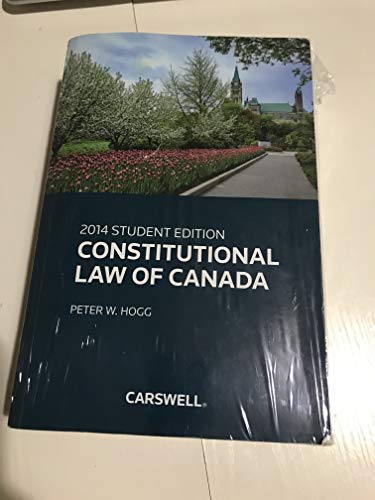 Stock image for Constitutional Law of Canada for sale by ThriftBooks-Atlanta