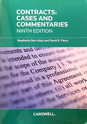 Imagen de archivo de Contracts: Cases and Commentaries, Ninth Edition a la venta por Better World Books