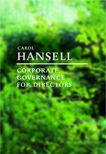 Imagen de archivo de Corporate Governance for Directors a la venta por GF Books, Inc.