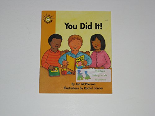Imagen de archivo de You did it! (Sunshine nonfiction) a la venta por Wonder Book